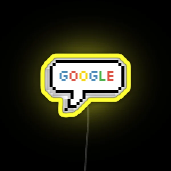 Google RGB Neon Sign