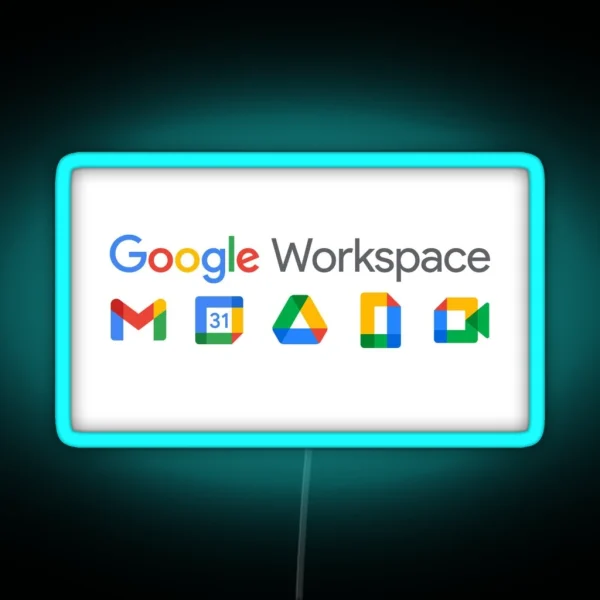 Google Workspace RGB Neon Sign