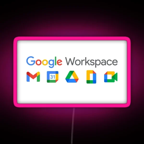 Google Workspace RGB Neon Sign