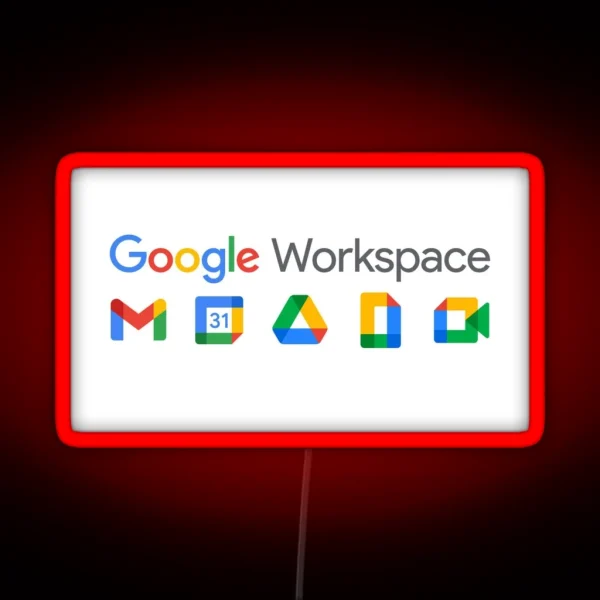 Google Workspace RGB Neon Sign