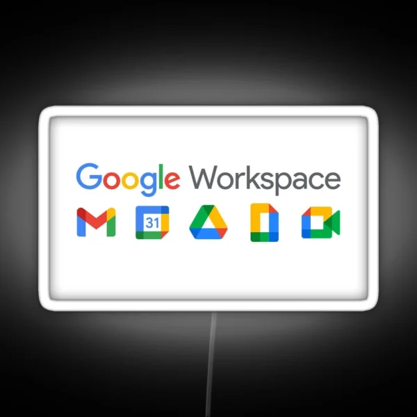 Google Workspace RGB Neon Sign