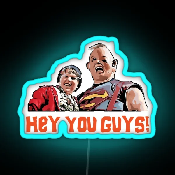 Goonies Hey You Guys RGB Neon Sign
