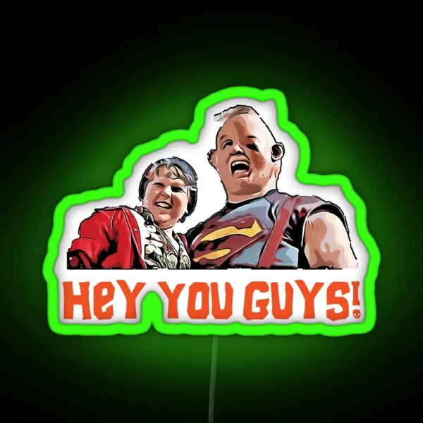 Goonies Hey You Guys RGB Neon Sign
