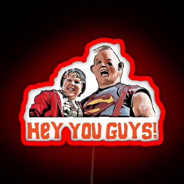 Goonies Hey You Guys RGB Neon Sign