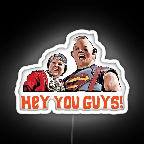 Goonies Hey You Guys RGB Neon Sign