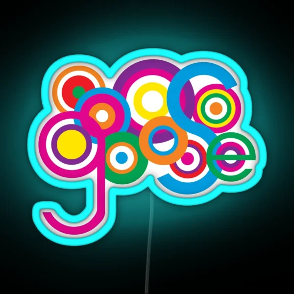Goose Band Stage Lights Logo RGB Neon Sign