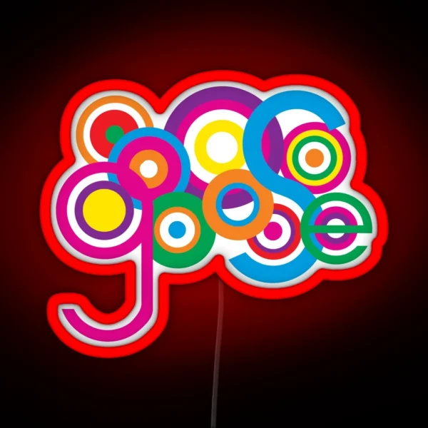 Goose Band Stage Lights Logo RGB Neon Sign