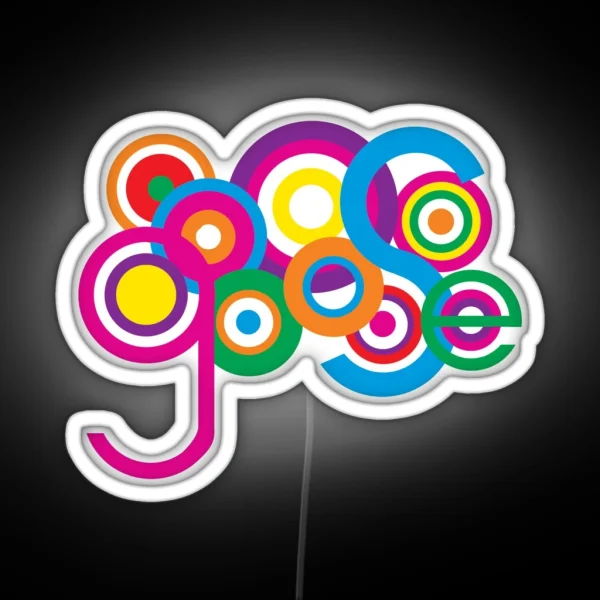Goose Band Stage Lights Logo RGB Neon Sign