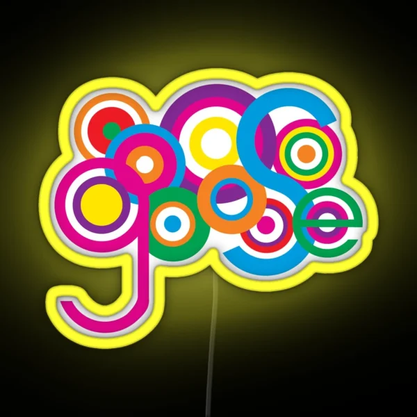 Goose Band Stage Lights Logo RGB Neon Sign