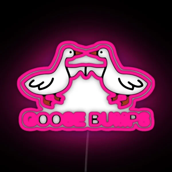 Goose Bumps RGB Neon Sign