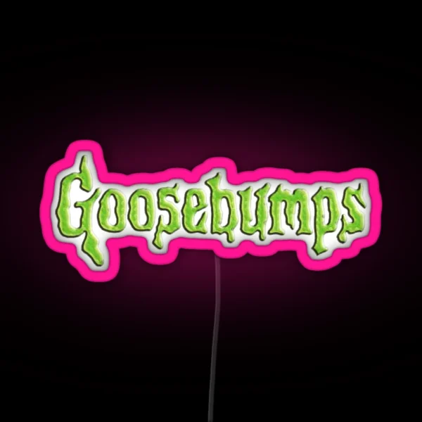 Goosebumps Logo RGB Neon Sign