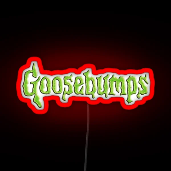 Goosebumps Logo RGB Neon Sign