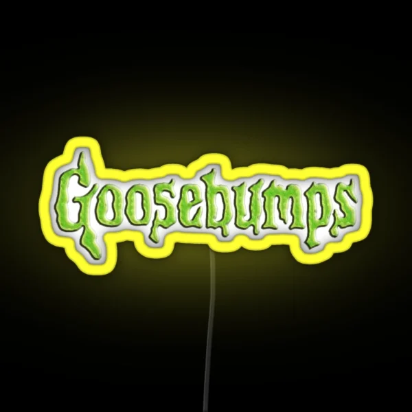 Goosebumps Logo RGB Neon Sign