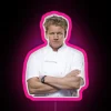 RGB LED Canvas Sign of Chef Gordon Ramsay in Neon