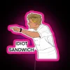 RGB LED Canvas Sign with Idiotic Gordon Ramsay Quote Kitchen Decor