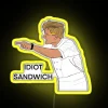 LED Neon Sign with Chefs Hat and Insulting Kitchen Quote Design