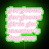 RGB Neon Sign for Graduates, Master's Degrees, Girls Home Decor.