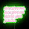 Glamorous Home Decor with Customizable Neon Sign for Women