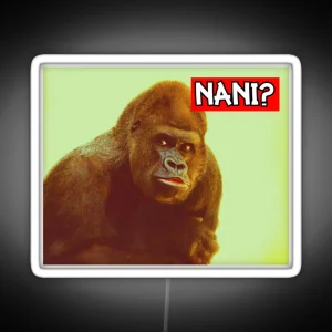 Gorilla Nani Anime RGB Neon Sign