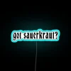 Neon RGB Illuminated Saurekraut Wall Sign Decoration Foodie Kitchen Gift Ideas