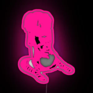 Goth Anime Girl Hi Def RGB Neon Sign