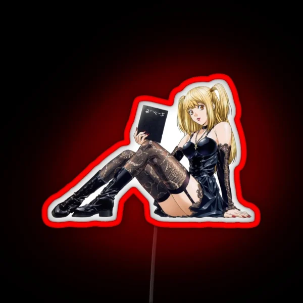 Goth Anime Girl RGB Neon Sign