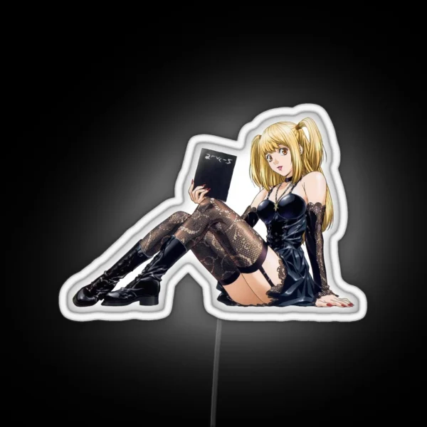 Goth Anime Girl RGB Neon Sign