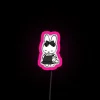 Vibrant Gothic Lolita inspired Miffy color changing RGB neon art display.