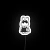 Ethereal Goth Lolita Chic Decor with Miffy's Whimsical Neon Glow