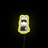 Whimsical Gothic Lolita inspired LED RGB Miffy neon bedroom decor
