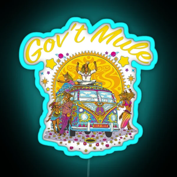 Gov T Mule Summer Of 2019 Tour RGB Neon Sign