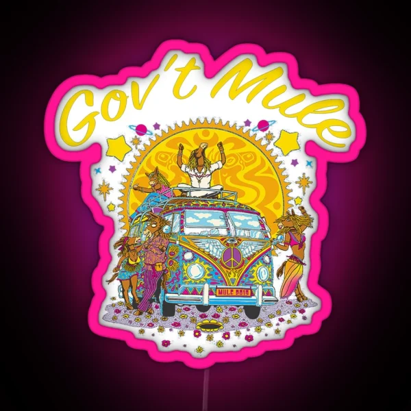 Gov T Mule Summer Of 2019 Tour RGB Neon Sign