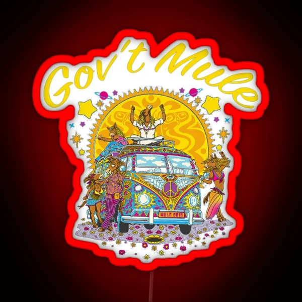 Gov T Mule Summer Of 2019 Tour RGB Neon Sign