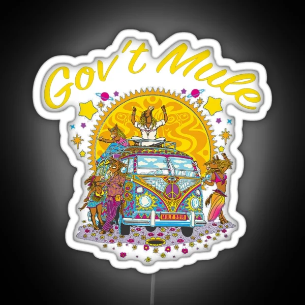 Gov T Mule Summer Of 2019 Tour RGB Neon Sign