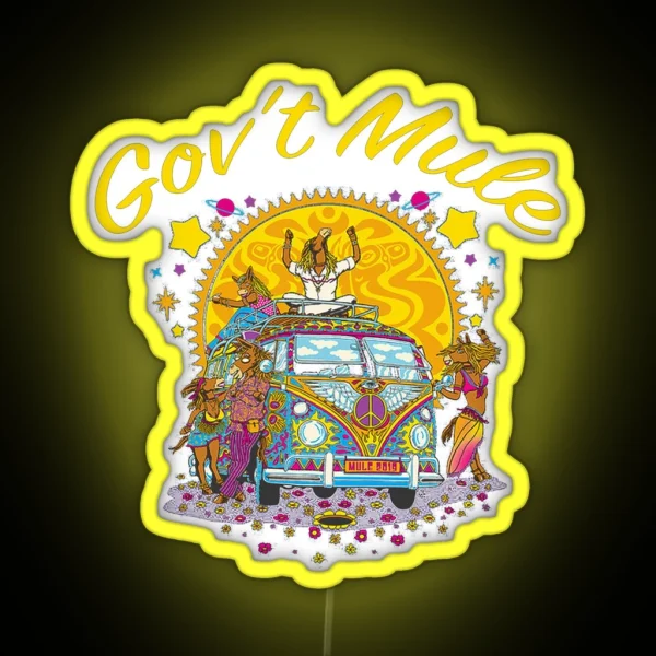 Gov T Mule Summer Of 2019 Tour RGB Neon Sign