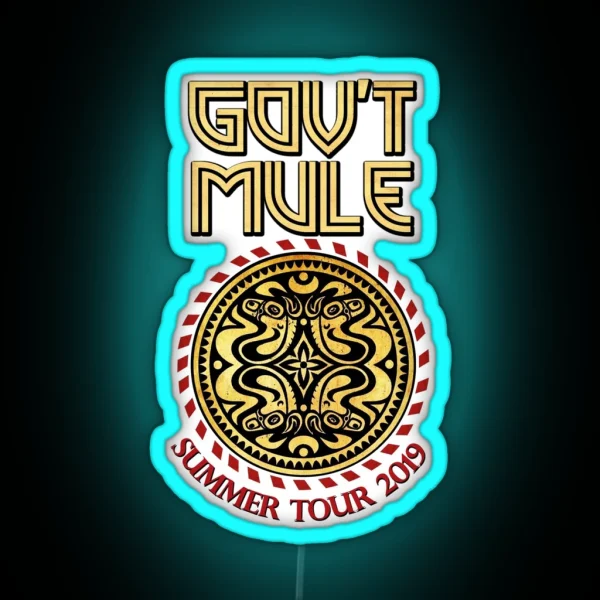 Gov T Mule Summer Tour 2019 RGB Neon Sign