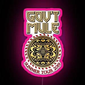 Gov T Mule Summer Tour 2019 RGB Neon Sign