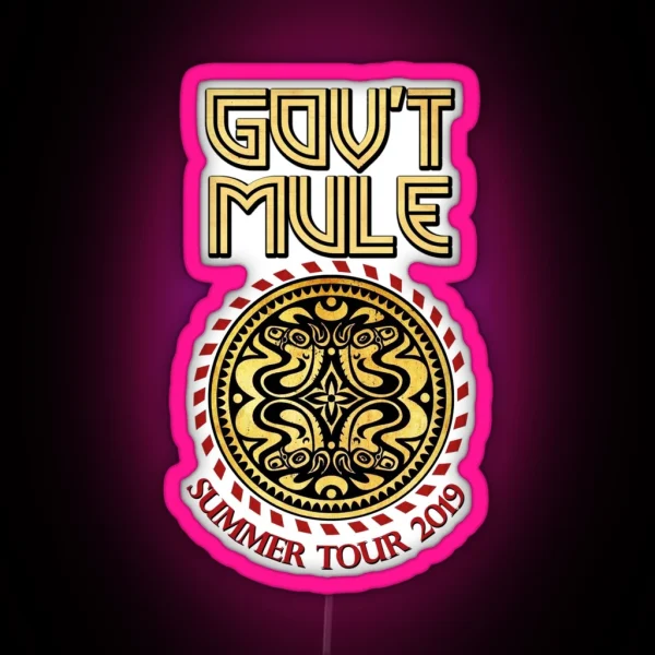 Gov T Mule Summer Tour 2019 RGB Neon Sign