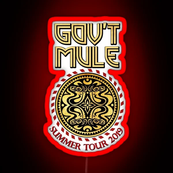 Gov T Mule Summer Tour 2019 RGB Neon Sign