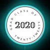 Customizable Neon Wall Sign Celebrating Graduating Class of 2020 Memories