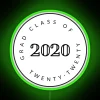 Neon Sign Honoring the Class of 2020 Graduation Achievement Memories