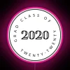 Personalizable RGB neon grad signs for Class of 2020 seniors'