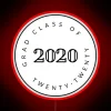 Graduating class of 2020 seniors commemorate their academic achievements proudly.