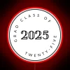 Graduating Class of 2025 Senior High School Commemorative Neon Sign