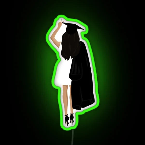 Graduation Girl RGB Neon Sign