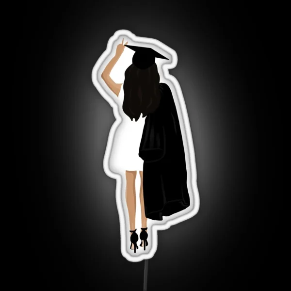 Graduation Girl RGB Neon Sign