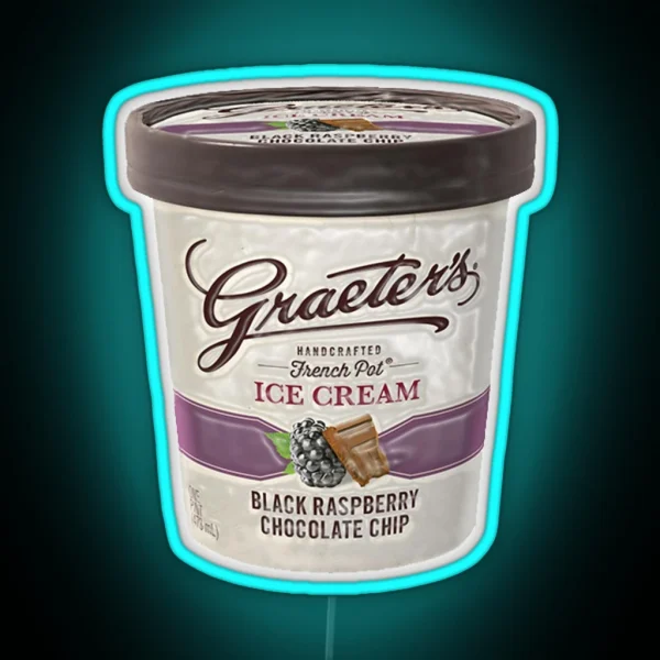 Graeter S Pint Enamel RGB Neon Sign