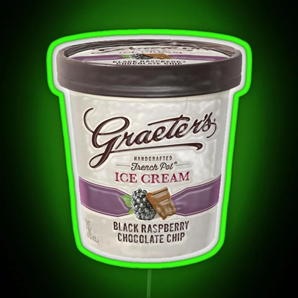 Graeter S Pint Enamel RGB Neon Sign
