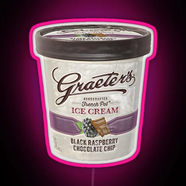 Graeter S Pint Enamel RGB Neon Sign