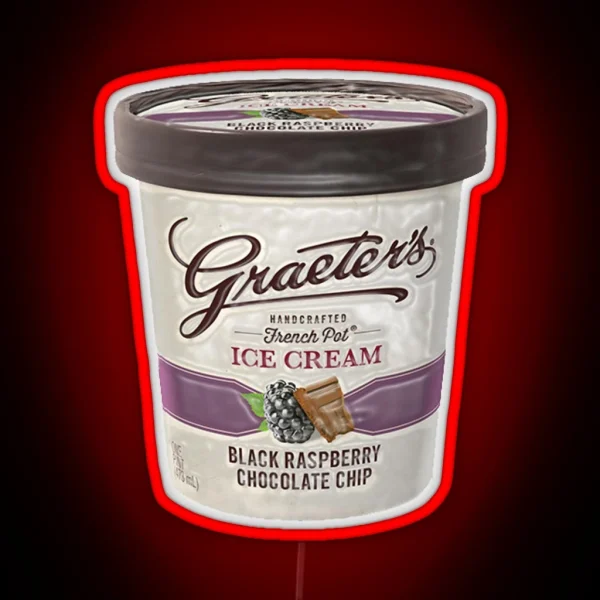 Graeter S Pint Enamel RGB Neon Sign